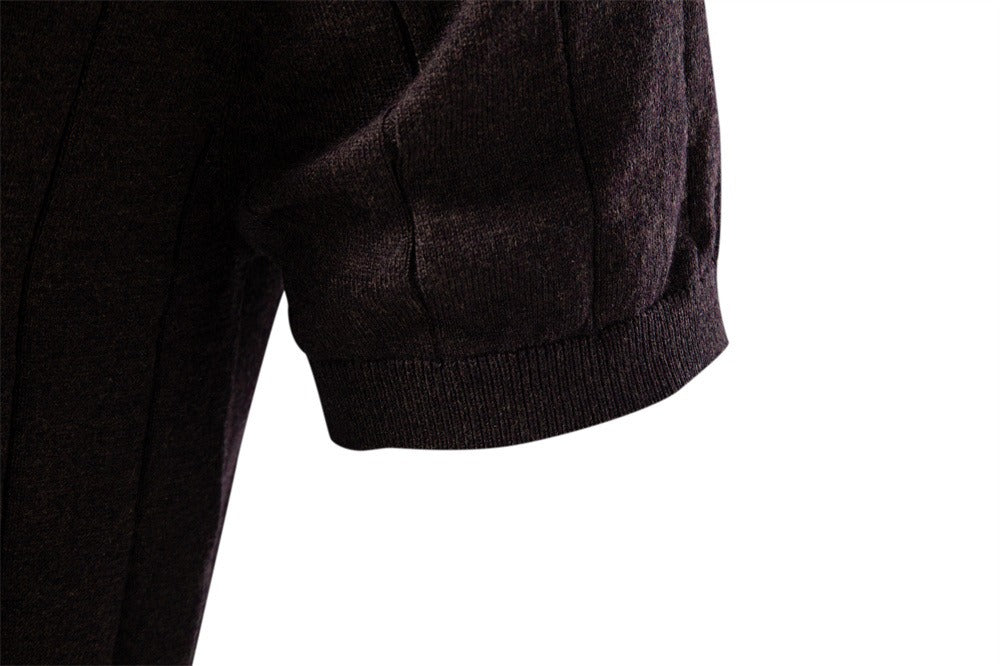 Men's Textured Short Sleeve Knit Shirt