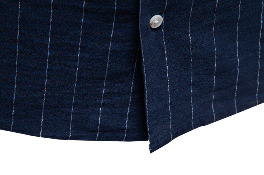 Men's Striped Short Sleeve Shirt