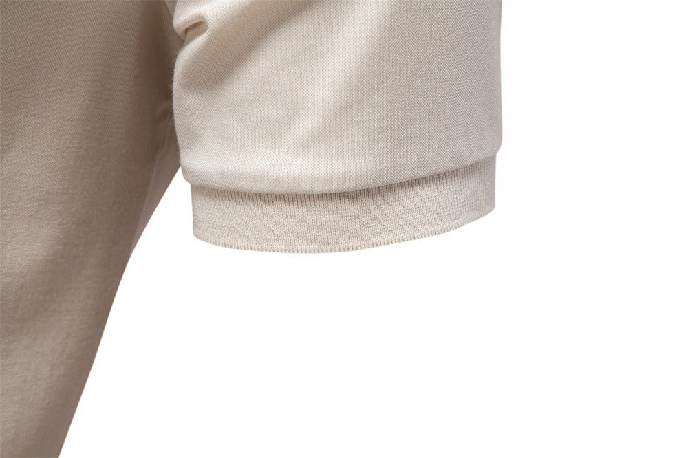 Men's Open Collar Polo Shirt