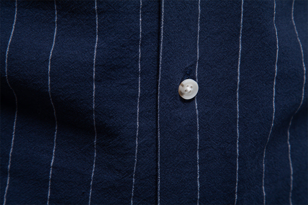 Men's Striped Short Sleeve Shirt