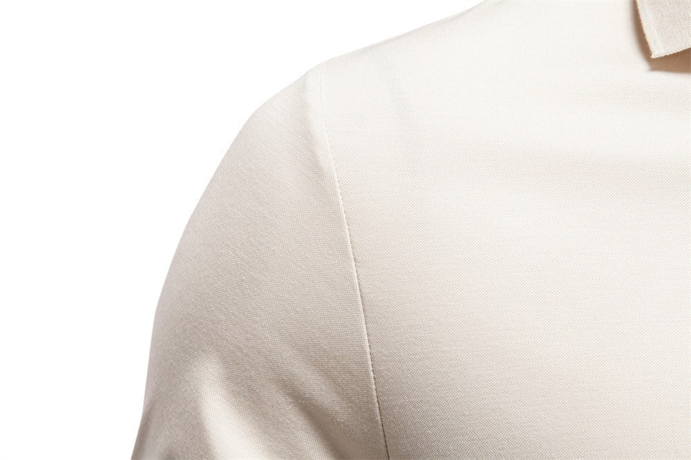 Men's Open Collar Polo Shirt