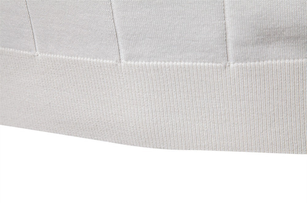Men's Quarter Zip Knit Polo Shirt
