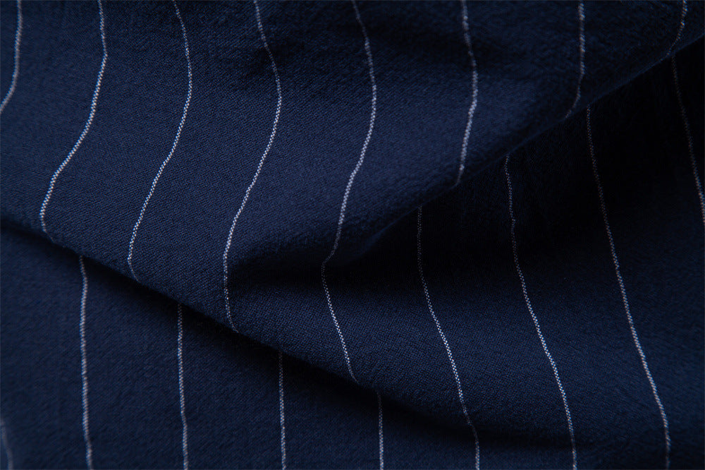 Men's Striped Short Sleeve Shirt