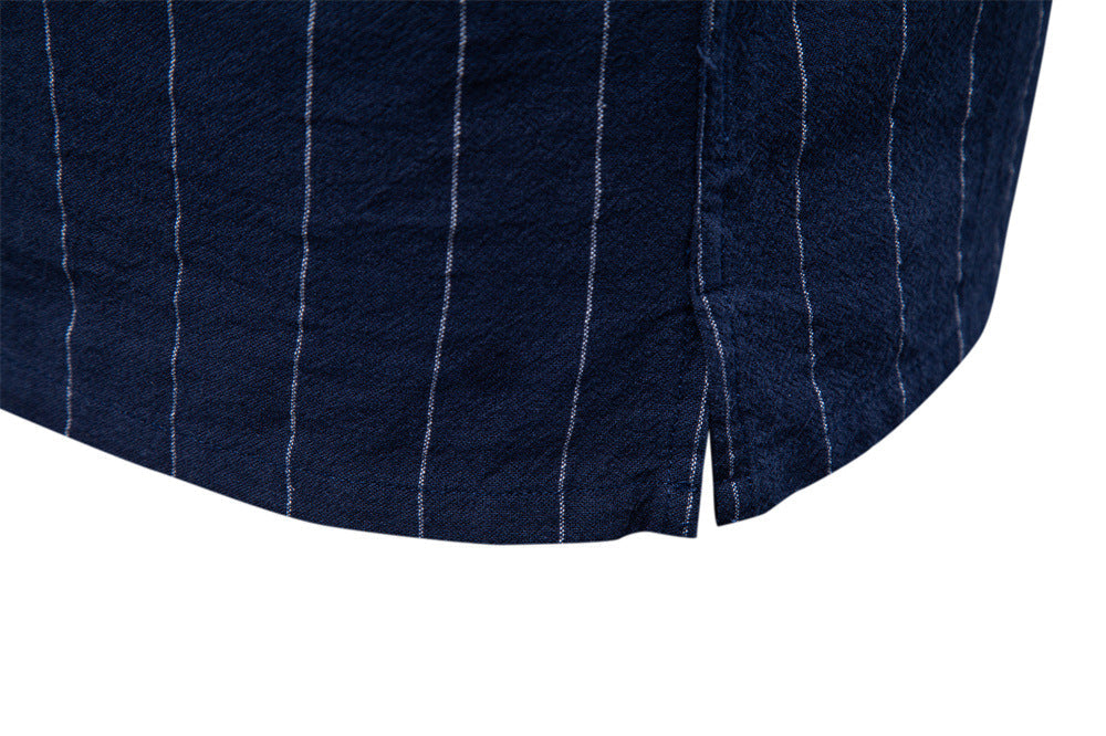 Men's Striped Short Sleeve Shirt