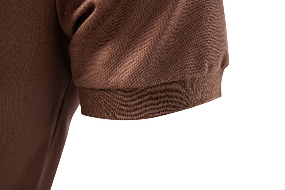 Men's Open Collar Polo Shirt