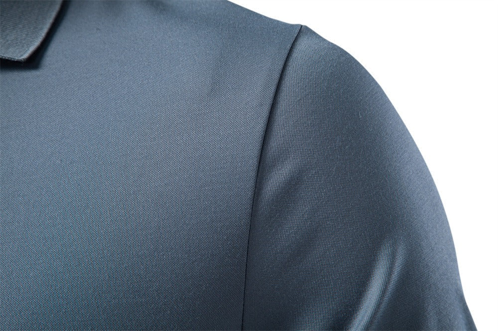 Men's Open Collar Polo Shirt