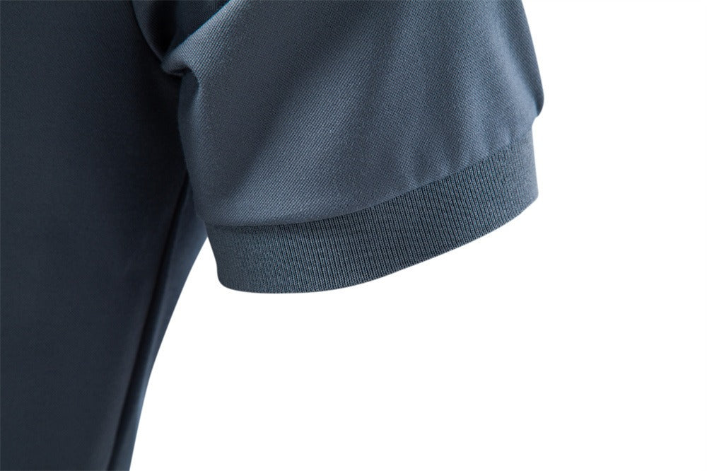 Men's Open Collar Polo Shirt