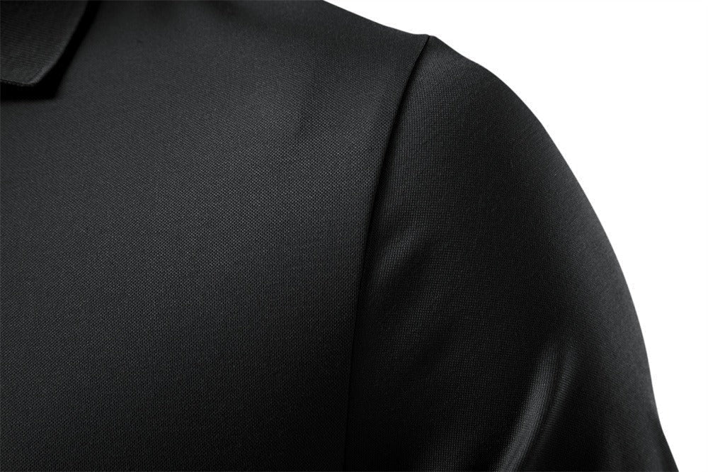 Men's Open Collar Polo Shirt