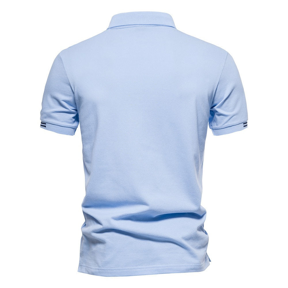 Men's Contrast Trim Polo Shirt