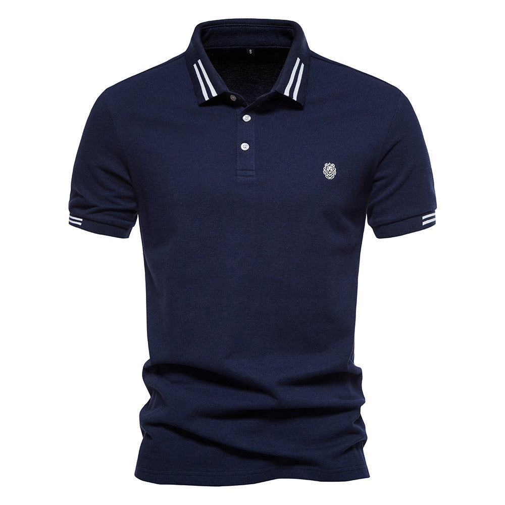 Men's Contrast Trim Polo Shirt