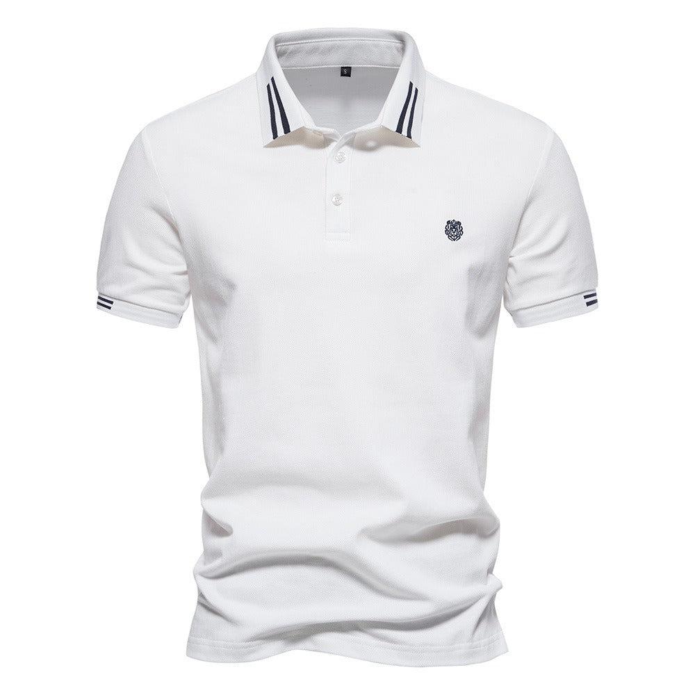 Men's Contrast Trim Polo Shirt