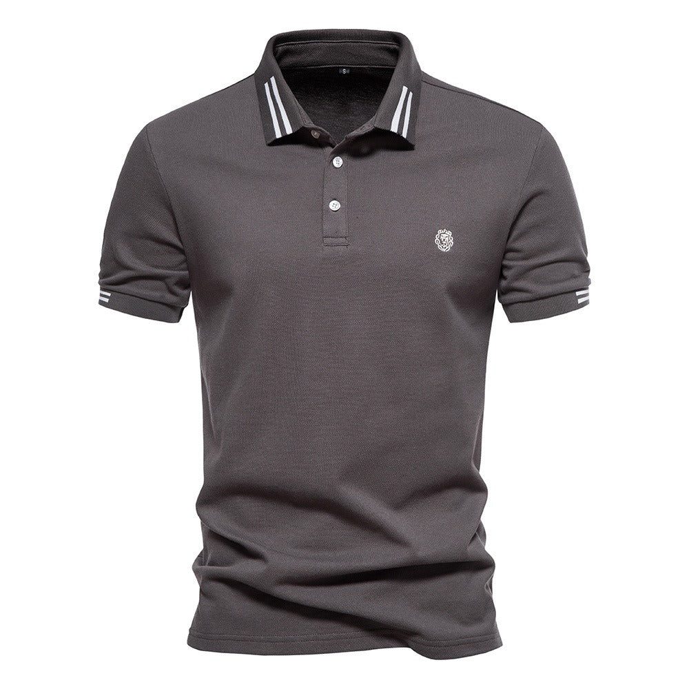 Men's Contrast Trim Polo Shirt
