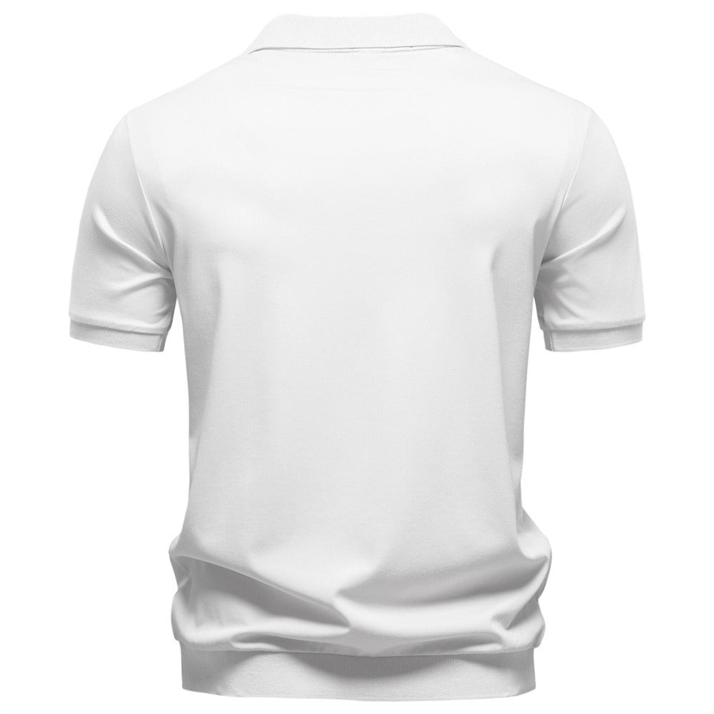 Men's Open Collar Polo Shirt